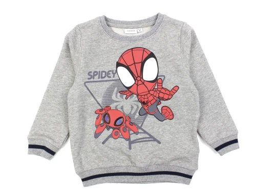 Name It grey melange Spidey sweatshirt